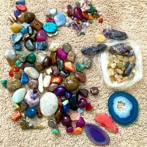 Polished Raw Crystals Stones Collection